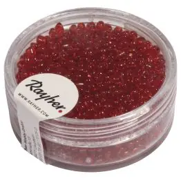 Neuheit Rocailles, 2 mm ø, transparent